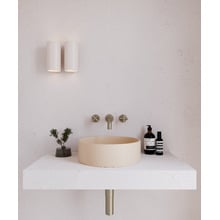 Concrete Smooth 390mm Round Above Counter Basin